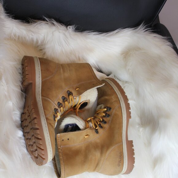 Pajar  1963 winter  lace up boots classic brown waterproof size (41)  USA 10 - Picture 5 of 9